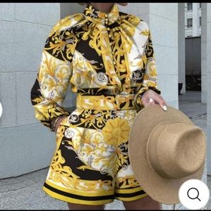 Beautiful Women's Two Piece Short/Shirt Set